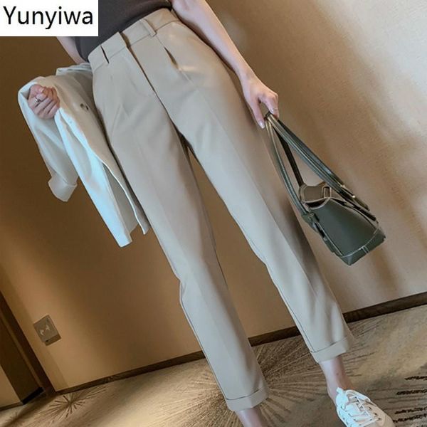 high waist hip office ladies trousers work style casual button design pocket pants spring summer 2021 wild pantalones women's & capris, Black;white
high waist hip office ladies trousers work style casual button design pocket pants spring summer 2021 wild pantalones women's & capris, Black;white
