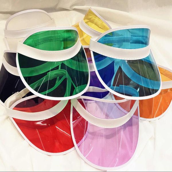 wide brim hats 2021 summer women and men sun color transparent hollow plastic pvc bicycle sunshade sports, Blue;gray
wide brim hats 2021 summer women and men sun color transparent hollow plastic pvc bicycle sunshade sports, Blue;gray
