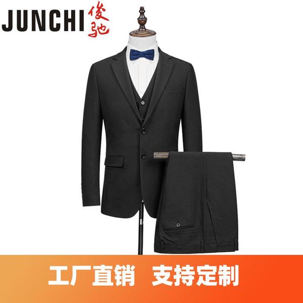 black man han edition contracted business suit custom cultivate morality fashion waistcoat spot professional suits men's & blazers, White;black
black man han edition contracted business suit custom cultivate morality fashion waistcoat spot professional suits men's & blazers, White;black