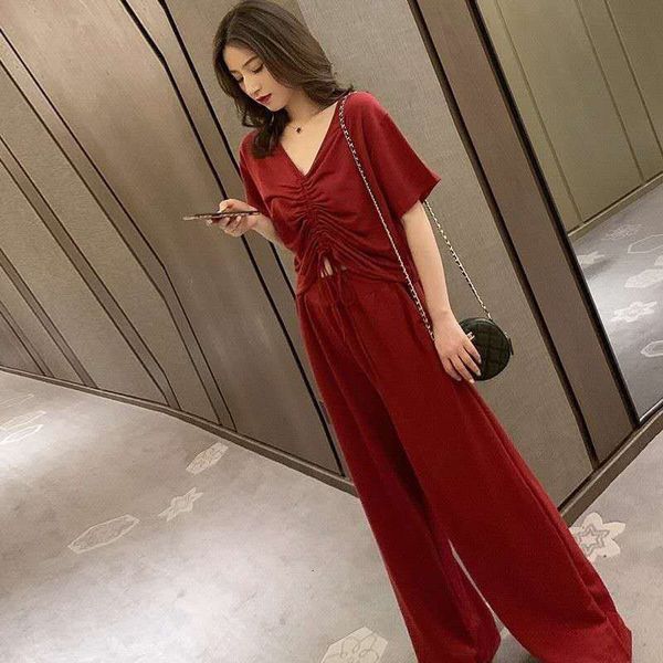 women's two piece pants conjunto de duas peças feminino, casuais da moda, novo conjunto coreano manga curta, com camiseta cintura alta, White
women's two piece pants conjunto de duas peças feminino, casuais da moda, novo conjunto coreano manga curta, com camiseta cintura alta, White