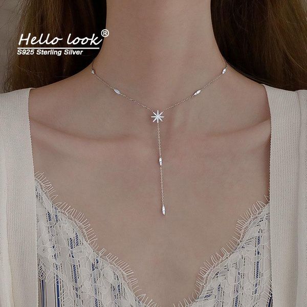chains hellolook 925 sterling silver eight pointed star necklace luxury exquisite jewelry girlfriend gift party accessories
chains hellolook 925 sterling silver eight pointed star necklace luxury exquisite jewelry girlfriend gift party accessories