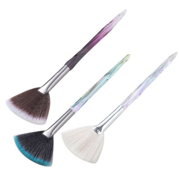 makeup brushes 1pc single crystal transparent diamond handle small fan-shaped brush more than powder tslm1
makeup brushes 1pc single crystal transparent diamond handle small fan-shaped brush more than powder tslm1