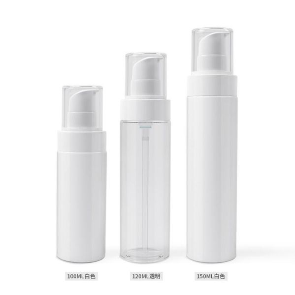 storage bottles & jars plastic 100ml 120ml 150ml lotion pump bottle for water women makeup clear lid container sn947
storage bottles & jars plastic 100ml 120ml 150ml lotion pump bottle for water women makeup clear lid container sn947