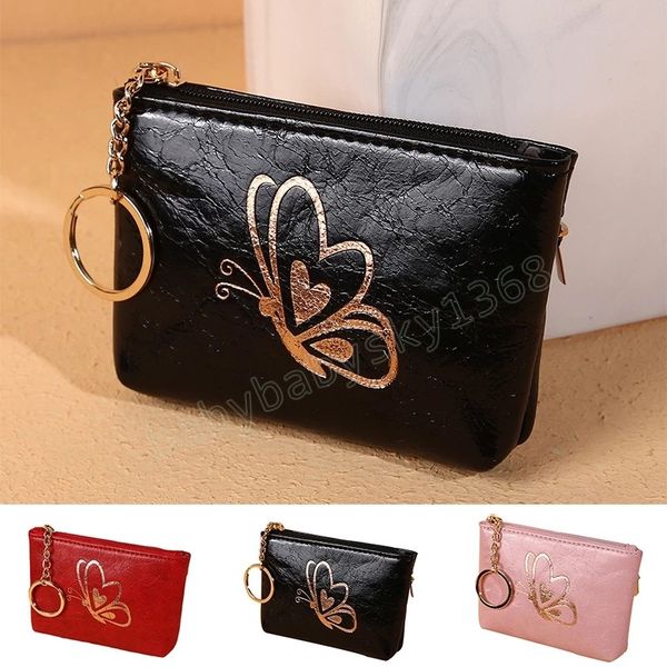fashion coin purse wallet new bronzing butterfly printing money bag women pouch zipper wallet portable card holder, White
fashion coin purse wallet new bronzing butterfly printing money bag women pouch zipper wallet portable card holder, White