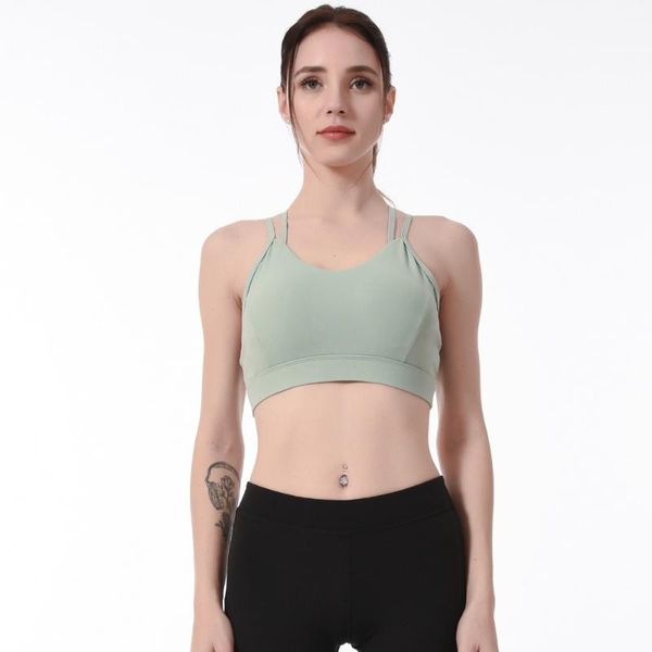 gym clothing women sports bras shockproof removable padded cross bandage yoga bra breathable running underwear fitness athletic vest, White;black
gym clothing women sports bras shockproof removable padded cross bandage yoga bra breathable running underwear fitness athletic vest, White;black