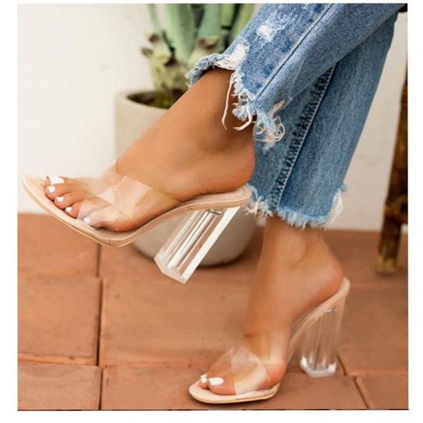 women clear transparent sandals slippers crystal heel outdoors beach dancing party slipper female slides flip flops plus size 42, Black
women clear transparent sandals slippers crystal heel outdoors beach dancing party slipper female slides flip flops plus size 42, Black