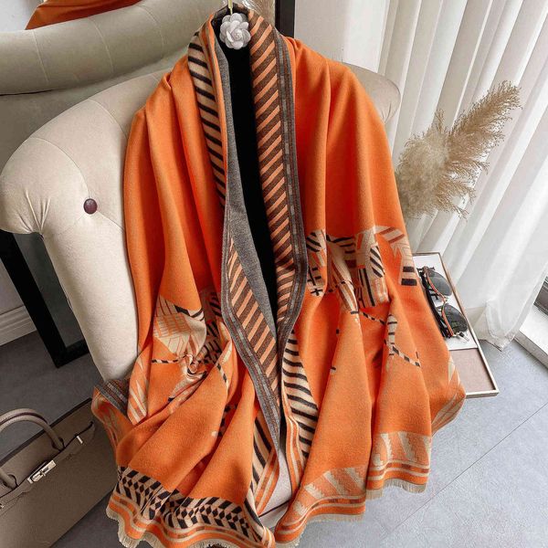 70% off design 2021 korean new imitation cashmere scarf women's versatile thickened double-sided bib dual-purpose air conditioning shaw, Blue;gray
70% off design 2021 korean new imitation cashmere scarf women's versatile thickened double-sided bib dual-purpose air conditioning shaw, Blue;gray