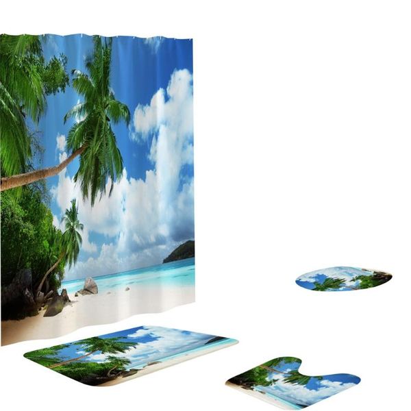 bath mats toilet cover decoration 4 piece shower curtain anti-slip suction cup bathroom mat door home 5.17
bath mats toilet cover decoration 4 piece shower curtain anti-slip suction cup bathroom mat door home 5.17