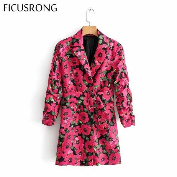 women sashes print blazer long sleeve loose single breasted suit coat casual floral jacket blazers women's suits &, White;black
women sashes print blazer long sleeve loose single breasted suit coat casual floral jacket blazers women's suits &, White;black