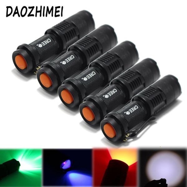 5pcs portable light small penlight flash xpe/q5 uv/green/red /white zoomable by 14500 battery tactical hunting torch flashlights torches
5pcs portable light small penlight flash xpe/q5 uv/green/red /white zoomable by 14500 battery tactical hunting torch flashlights torches