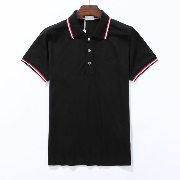 men's polo shirt designer mens polos high-quality collar and short sleeves button placket embroidered logo on chest regular version mad, White;black
men's polo shirt designer mens polos high-quality collar and short sleeves button placket embroidered logo on chest regular version mad, White;black