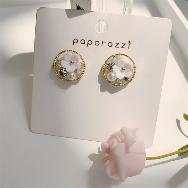 s925 silver needle korean flower earrings 2020 new fairy temperament forest sweet earrings, Black
s925 silver needle korean flower earrings 2020 new fairy temperament forest sweet earrings, Black