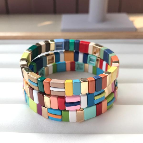 beaded, strands rainbow enamel tile bracelet,multi-stack painted beaded stretch bracelet,bohemian bracelets fashion women jewelry qc2712, Black
beaded, strands rainbow enamel tile bracelet,multi-stack painted beaded stretch bracelet,bohemian bracelets fashion women jewelry qc2712, Black