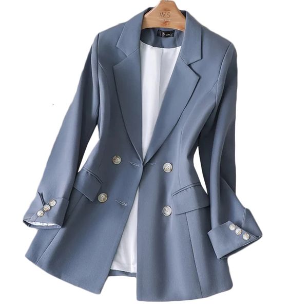 women's suits & blazers casual blue jacket spring and autumn korean one piece suit fashion double breasted professional large 4xl, White;black
women's suits & blazers casual blue jacket spring and autumn korean one piece suit fashion double breasted professional large 4xl, White;black