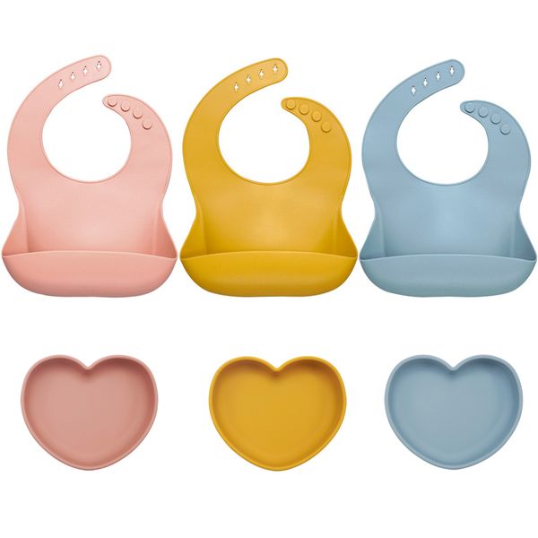 4pcs/1set silicone baby feeding solid food platetableware waterproof baby bibs learning suction bowl set spoon dining appliance 
4pcs/1set silicone baby feeding solid food platetableware waterproof baby bibs learning suction bowl set spoon dining appliance