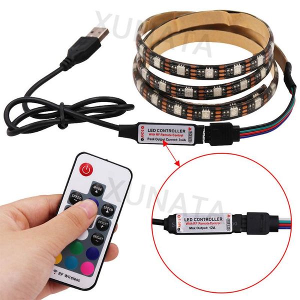 strips rgb light strip with 17key rf remote control 5v adapter led 30leds/m 
strips rgb light strip with 17key rf remote control 5v adapter led 30leds/m