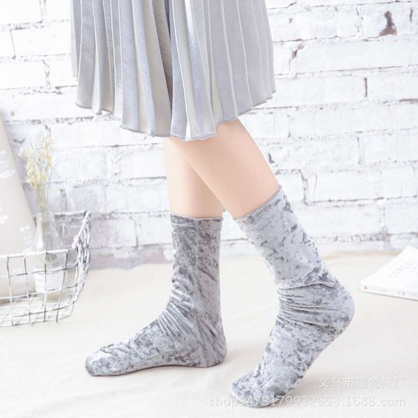 autumn winter fashion blue velvet thickened pile, Black;white 
autumn winter fashion blue velvet thickened pile, Black;white
