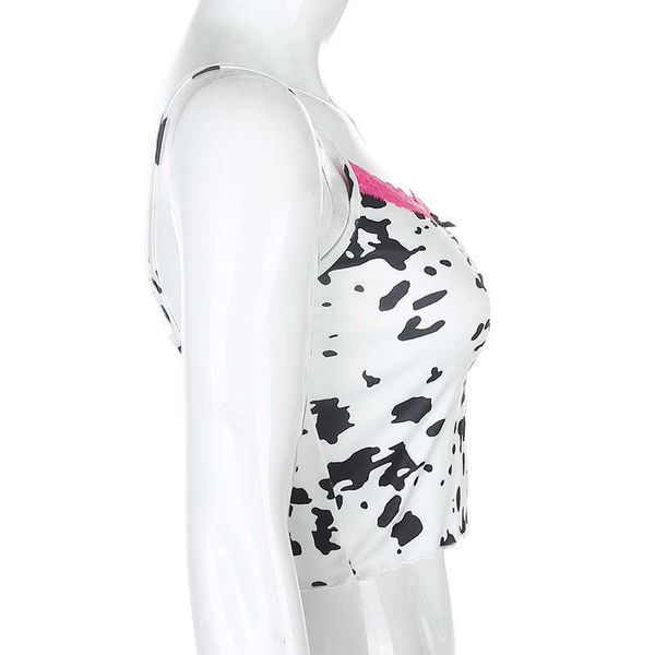 sweetown cow print lace edge cute summer for women v neck ruched party clubwear casual crop tees kawaii clothes, Black;white
sweetown cow print lace edge cute summer for women v neck ruched party clubwear casual crop tees kawaii clothes, Black;white