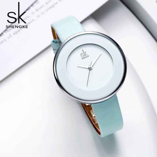 wristwatches shengke women quartz luxury watches female white leather wristwatch fashion dress clock ultra thin relogio feminino, Slivery;brown
wristwatches shengke women quartz luxury watches female white leather wristwatch fashion dress clock ultra thin relogio feminino, Slivery;brown