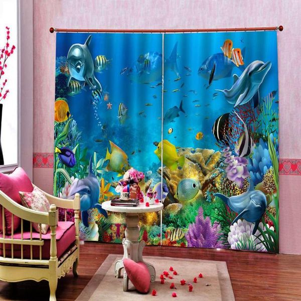modern fish shower curtain underwater world and coral curtains for children's room bedroom & drapes
modern fish shower curtain underwater world and coral curtains for children's room bedroom & drapes