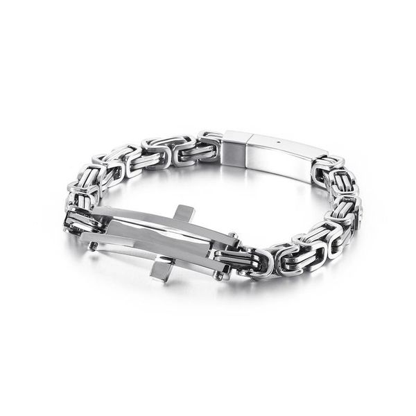 link, chain 2021 trend jewelry men's bracelets punk titanium steel hand man decoration chains fashion accessories goth men bracelet, Black
link, chain 2021 trend jewelry men's bracelets punk titanium steel hand man decoration chains fashion accessories goth men bracelet, Black