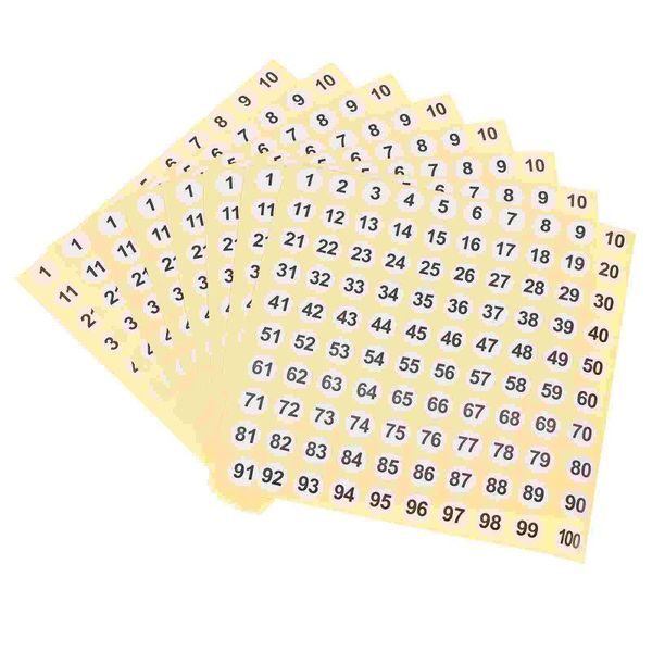 gift wrap 100pcs round number stickers unique pasters 
gift wrap 100pcs round number stickers unique pasters