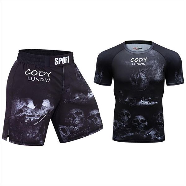 cody lundin mma boxing muay mens tracksuits thai shorts rashguard kickboxing sets boxeo fitness sport suits jersey jiu jitsu, Gray
cody lundin mma boxing muay mens tracksuits thai shorts rashguard kickboxing sets boxeo fitness sport suits jersey jiu jitsu, Gray