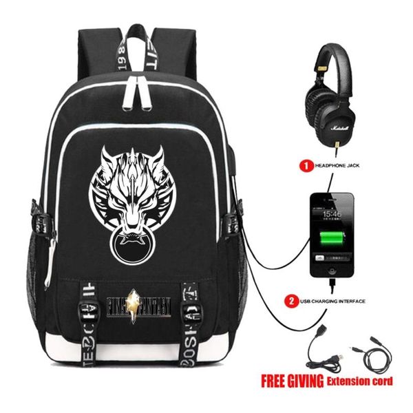 backpack usb charge interface canvas shoulder school bags pocketbook travel lapgame final fantasy 8 style
backpack usb charge interface canvas shoulder school bags pocketbook travel lapgame final fantasy 8 style