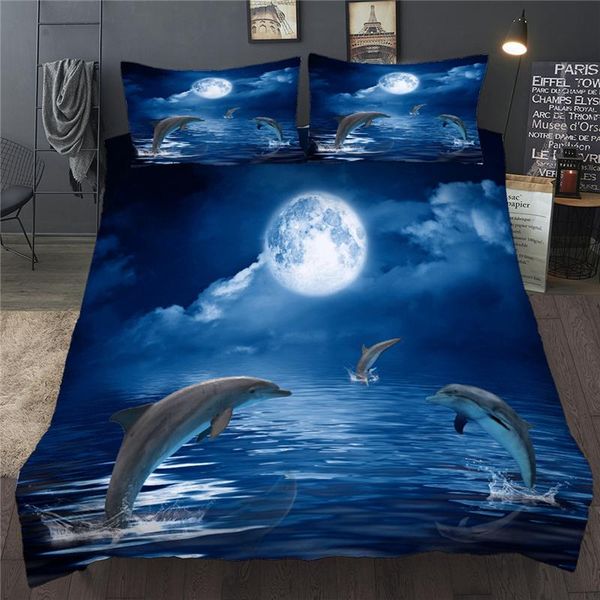 bedding sets luxury 3d dolphin print set blue sea animal night moon king size bed linen single double duvet cover for child
bedding sets luxury 3d dolphin print set blue sea animal night moon king size bed linen single double duvet cover for child