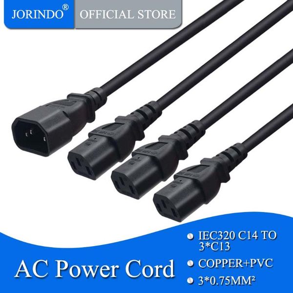 smart power plugs jorindo 0.6m/1.96ft iec320 c14 to 3*c13 ac cord,extend a male plug three c13 female outlet extensions
smart power plugs jorindo 0.6m/1.96ft iec320 c14 to 3*c13 ac cord,extend a male plug three c13 female outlet extensions