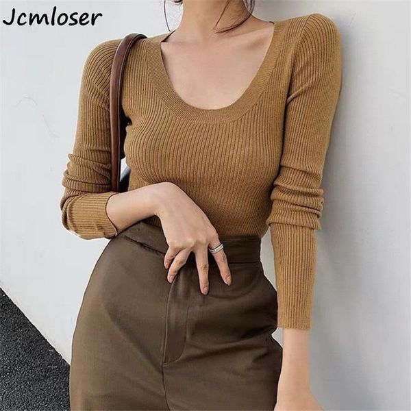 women's t-shirt 2021 korean fashion tshirts long sleeve knitted solid female clothes style slim tee women pullover, White
women's t-shirt 2021 korean fashion tshirts long sleeve knitted solid female clothes style slim tee women pullover, White
