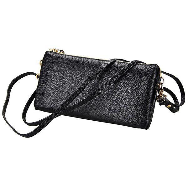 wallets women's wallet ladies shoulder bag square purse genuine leather handbags european cosmetic fashion women mobile phone, Red;black
wallets women's wallet ladies shoulder bag square purse genuine leather handbags european cosmetic fashion women mobile phone, Red;black