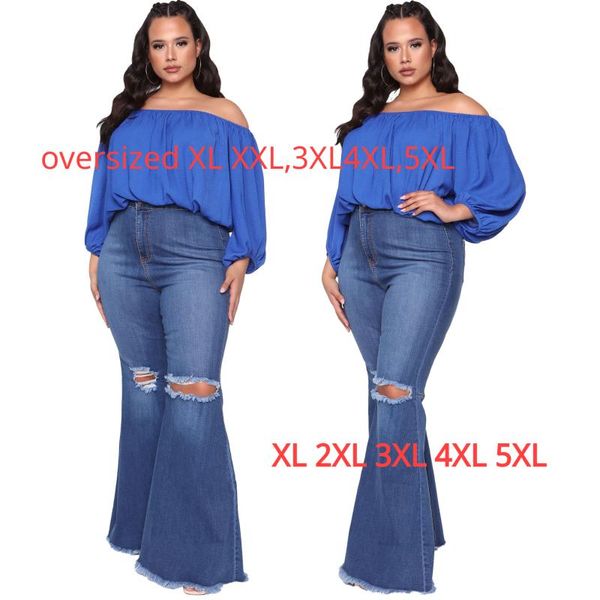 5xl plus size for womens jeans flared dark blue cotton spring mid-waist fashion knee hole stretch slim trousers women's
5xl plus size for womens jeans flared dark blue cotton spring mid-waist fashion knee hole stretch slim trousers women's
