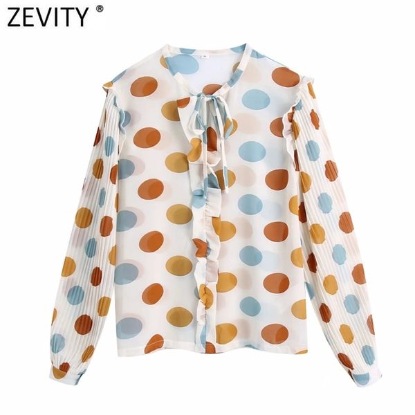 women vintage polka dots print ruffles chiffon smock blouse lady pleated lantern sleeve shirt chic blusas ls7487 210416, White
women vintage polka dots print ruffles chiffon smock blouse lady pleated lantern sleeve shirt chic blusas ls7487 210416, White