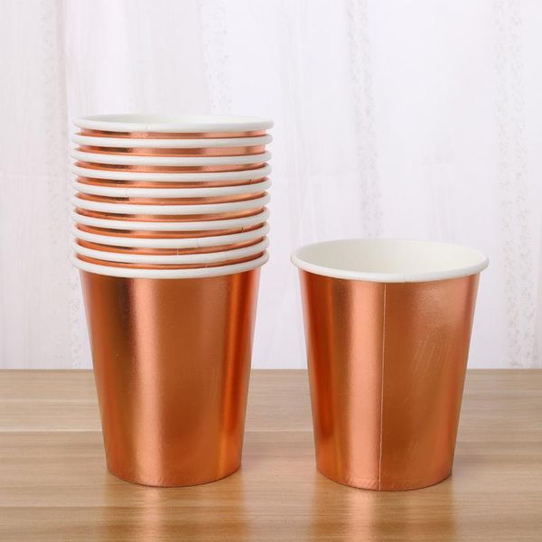 disposable cups & straws 50pcs rose gilding tableware decorative paper party supplies for birthday wedding
disposable cups & straws 50pcs rose gilding tableware decorative paper party supplies for birthday wedding
