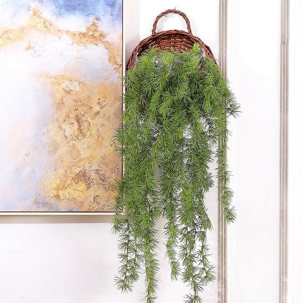 fork artificial green plants hanging fake pine leaves vines wedding home garden wall decoration flower basket decorative flowers & wreaths
fork artificial green plants hanging fake pine leaves vines wedding home garden wall decoration flower basket decorative flowers & wreaths