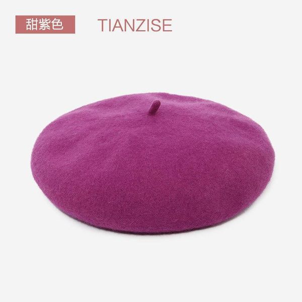 non-mainstream color beret women's autumn and winter wool fashionable non-contrast fashio berets, Blue;gray
non-mainstream color beret women's autumn and winter wool fashionable non-contrast fashio berets, Blue;gray
