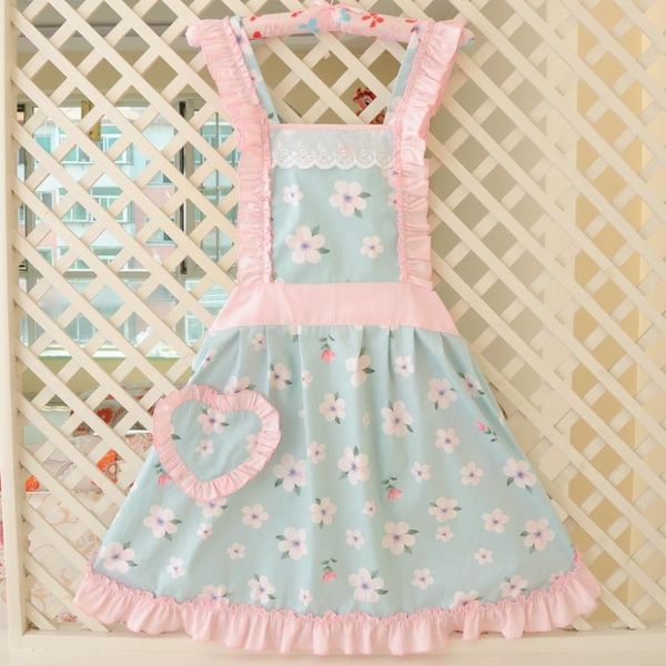 aprons cotton sleeveless for women pastoral floral kitchen household cooking apron manicure shop coffee home girl's work clothes
aprons cotton sleeveless for women pastoral floral kitchen household cooking apron manicure shop coffee home girl's work clothes