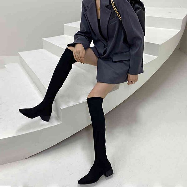 boots autumn and winter new european american knee-length stretch women's suede velvet fashion ps8q, Black
boots autumn and winter new european american knee-length stretch women's suede velvet fashion ps8q, Black