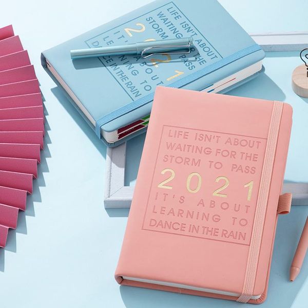 thicken notebook 365 days planner a5 leather soft cover efficiency diary recording school office supplies notepads, Purple;pink
thicken notebook 365 days planner a5 leather soft cover efficiency diary recording school office supplies notepads, Purple;pink