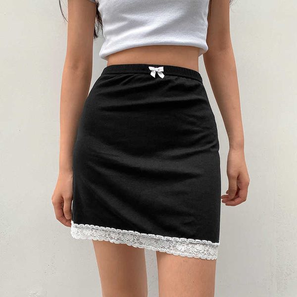 skirts women's spring high waist lace stitching buttock a-line short skirt mell, Black
skirts women's spring high waist lace stitching buttock a-line short skirt mell, Black