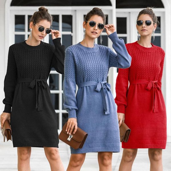 casual dresses women loose christmas dress long sleeve twist lantern winter sweater, Black;gray
casual dresses women loose christmas dress long sleeve twist lantern winter sweater, Black;gray