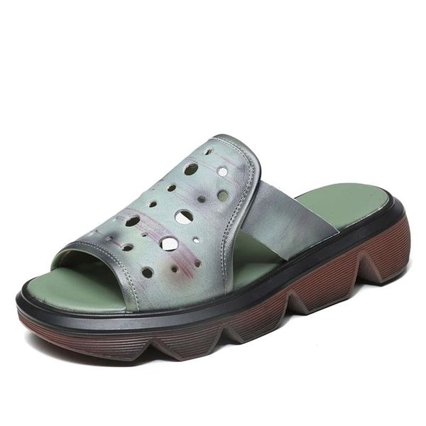 slippers fashion mixed colors women summer thick bottom hollow open toe slip on wedges platform ladies casual slides, Black
slippers fashion mixed colors women summer thick bottom hollow open toe slip on wedges platform ladies casual slides, Black