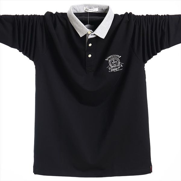 long sleeve shirt men polo 95% cotton brand tace amp shark man shirts plus size 5xl tee homme, White;black
long sleeve shirt men polo 95% cotton brand tace amp shark man shirts plus size 5xl tee homme, White;black