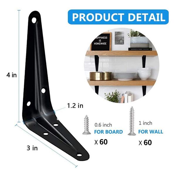 clothing & wardrobe storage 20 pack shelf brackets heavy duty black metal floating bracket rustic farmhouse decorative iron l
clothing & wardrobe storage 20 pack shelf brackets heavy duty black metal floating bracket rustic farmhouse decorative iron l