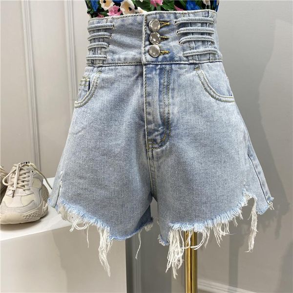 women's jeans ripped jean shorts for women wide-leg frayed 2021 summer style buckles high waist denim girls ladies, Blue
women's jeans ripped jean shorts for women wide-leg frayed 2021 summer style buckles high waist denim girls ladies, Blue