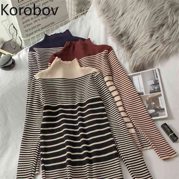 korobov korean streetwear long sleeve pullovers vintage leopard harajuku chic turtleneck sweater autumn winter sueter mujer 210430, White;black
korobov korean streetwear long sleeve pullovers vintage leopard harajuku chic turtleneck sweater autumn winter sueter mujer 210430, White;black