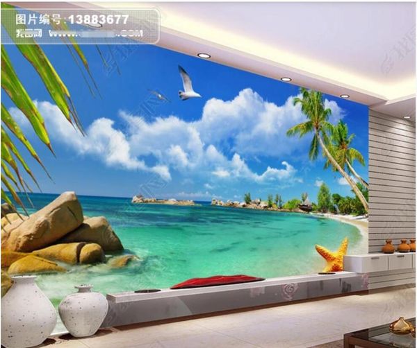 wallpapers 3d wallpaper custom po mural seaside stone coconut tree landscape living room decoration for walls in rolls
wallpapers 3d wallpaper custom po mural seaside stone coconut tree landscape living room decoration for walls in rolls