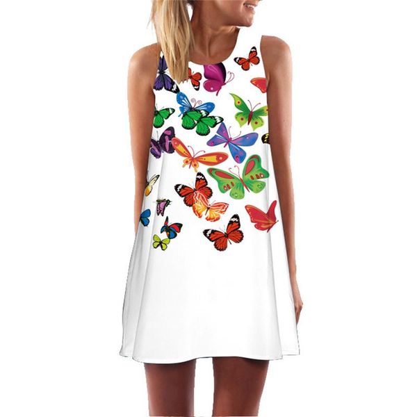 casual dresses women summer boho dress sleeveless tunic tank a line streetwear butterfly print o-neck loose beach party mini, Black;gray
casual dresses women summer boho dress sleeveless tunic tank a line streetwear butterfly print o-neck loose beach party mini, Black;gray