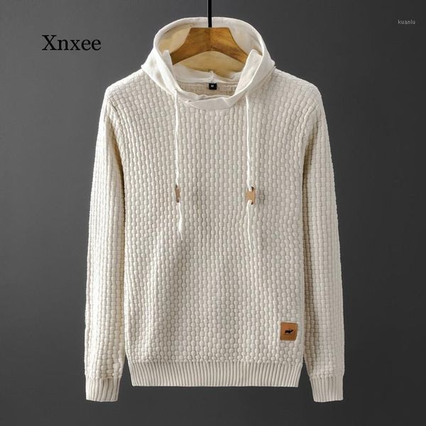 men's sweaters men knitted hooded wool autumn warm winter sweater patchwork long sleeve slim fit clothes casual male pull homme pullove, White;black
men's sweaters men knitted hooded wool autumn warm winter sweater patchwork long sleeve slim fit clothes casual male pull homme pullove, White;black